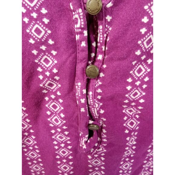 Sonoma large sleeveless v neck button up‎ purple - Picture 8 of 10